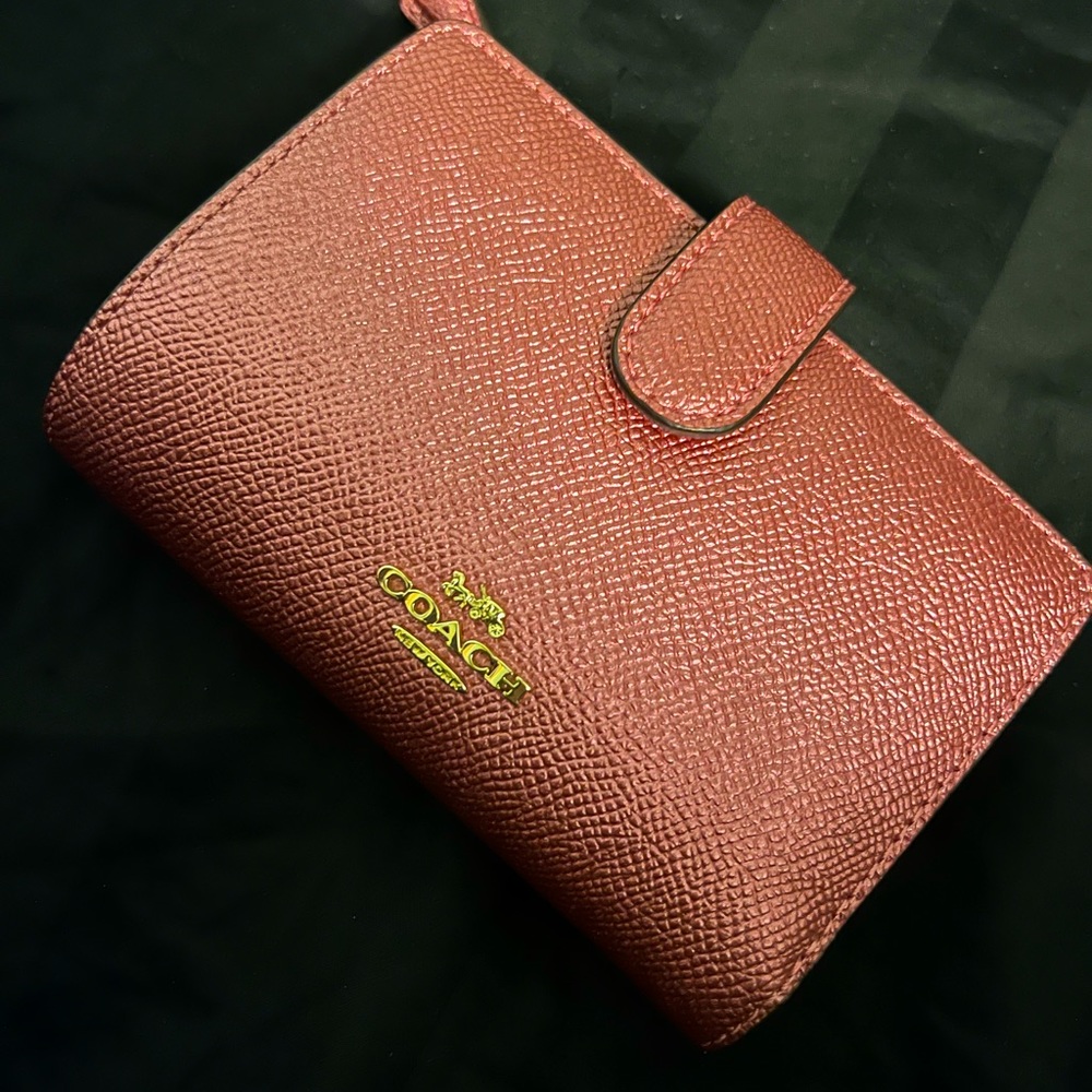 Coach metallic wallet